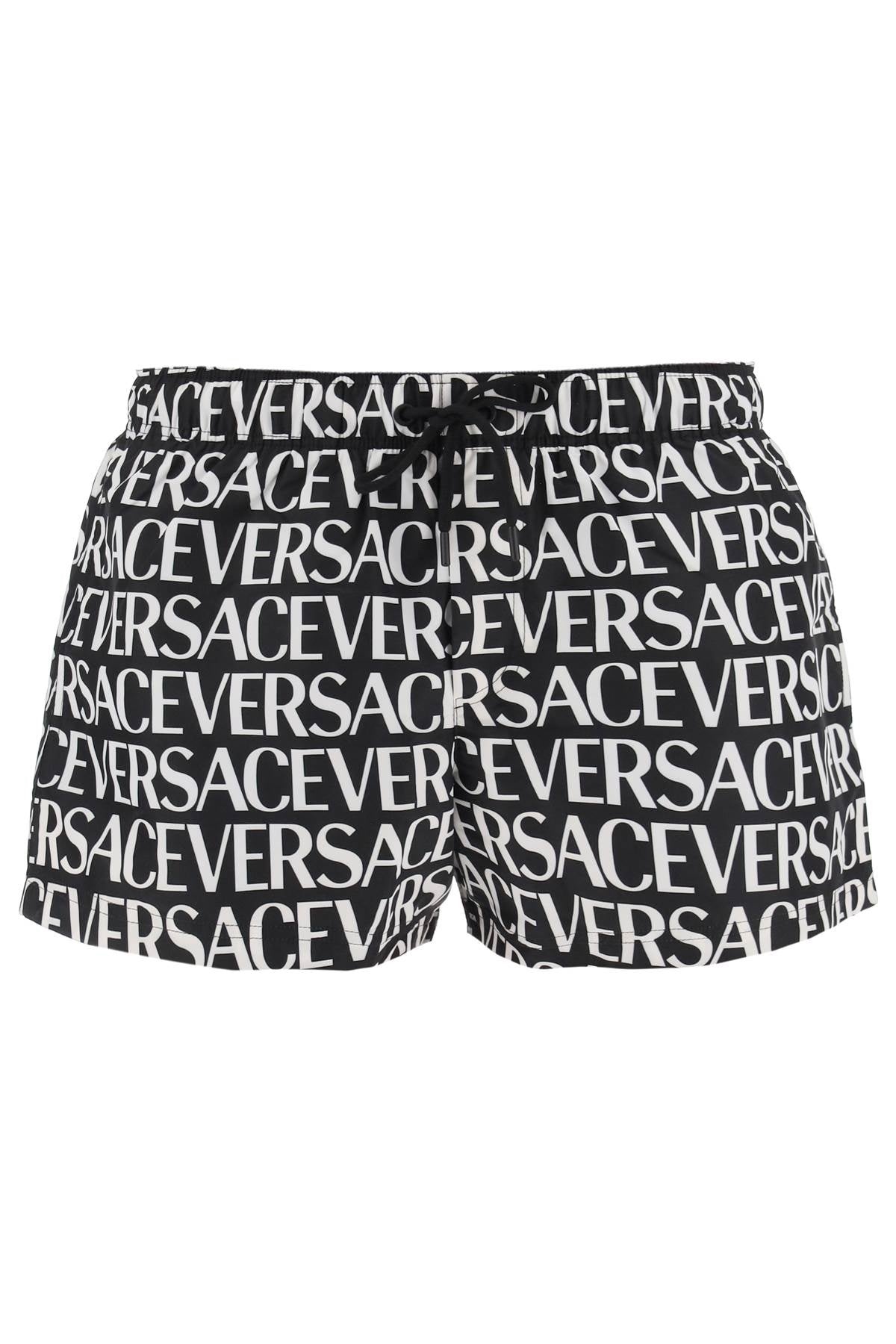 Versace Allover Swim Trunks - 1