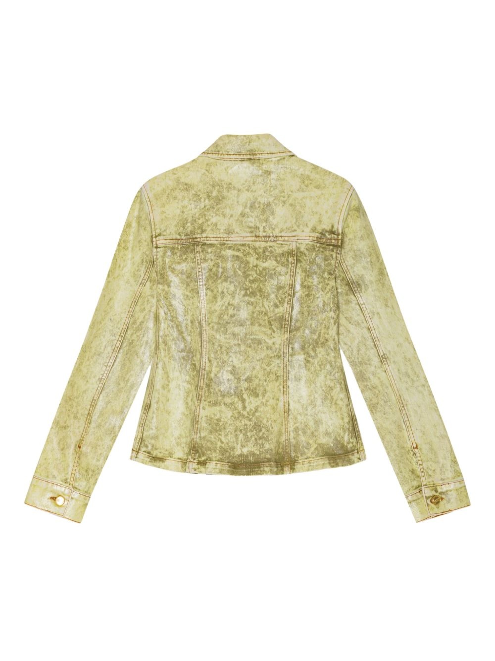 acid-wash denim jacket - 7