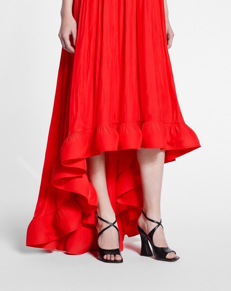 BUSTIER CHARMEUSE TRIBUTE DRESS - 4