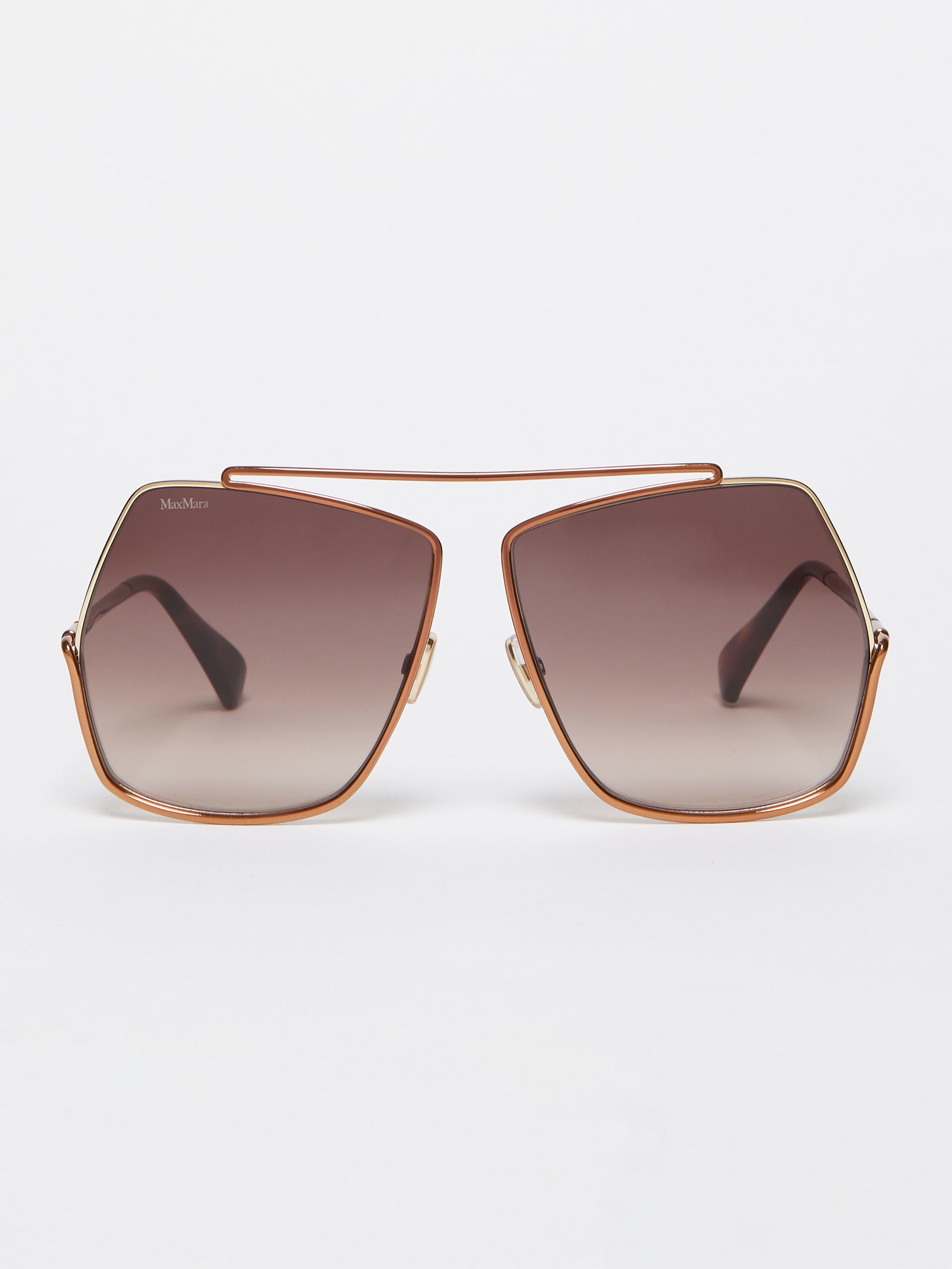 MMELSA Oversized metallic sunglasses - 1