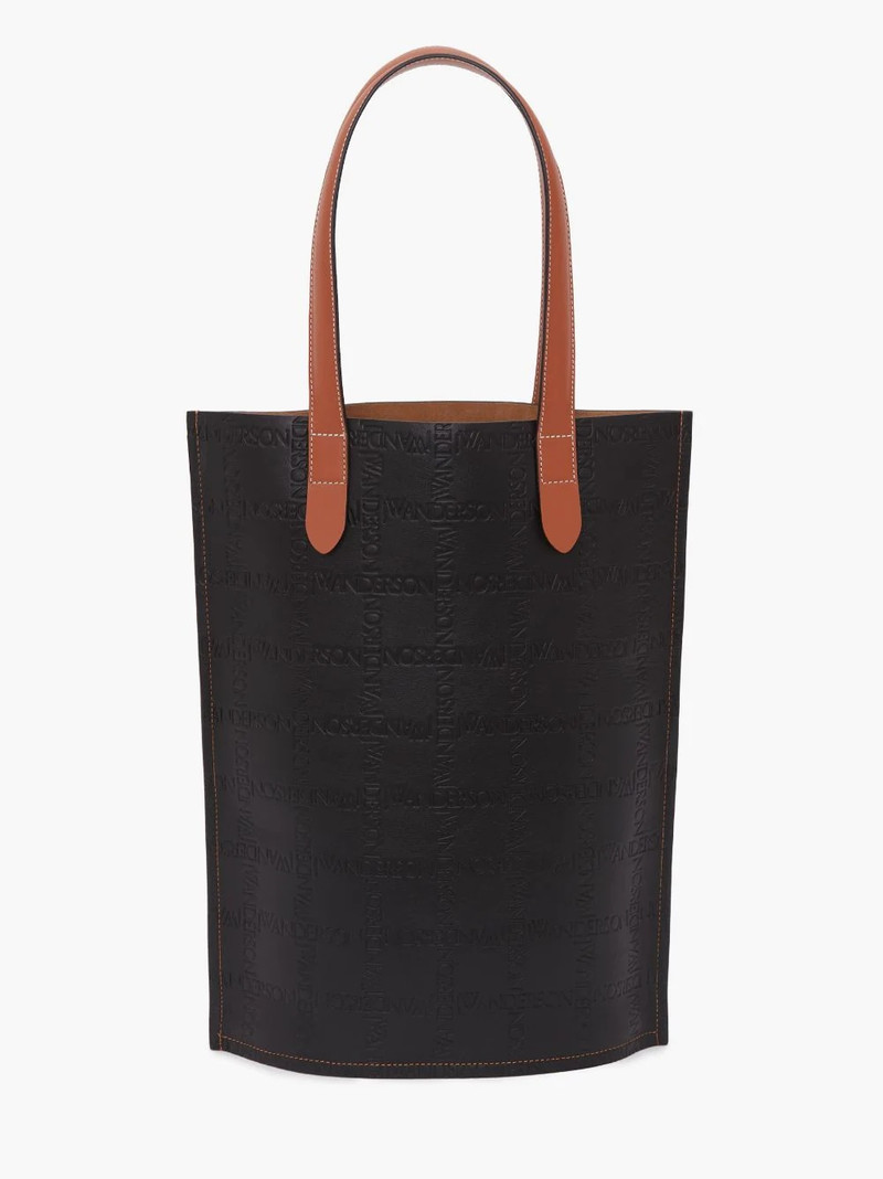 EMBOSSED LOGO GRID N/S BELT TOTE 4