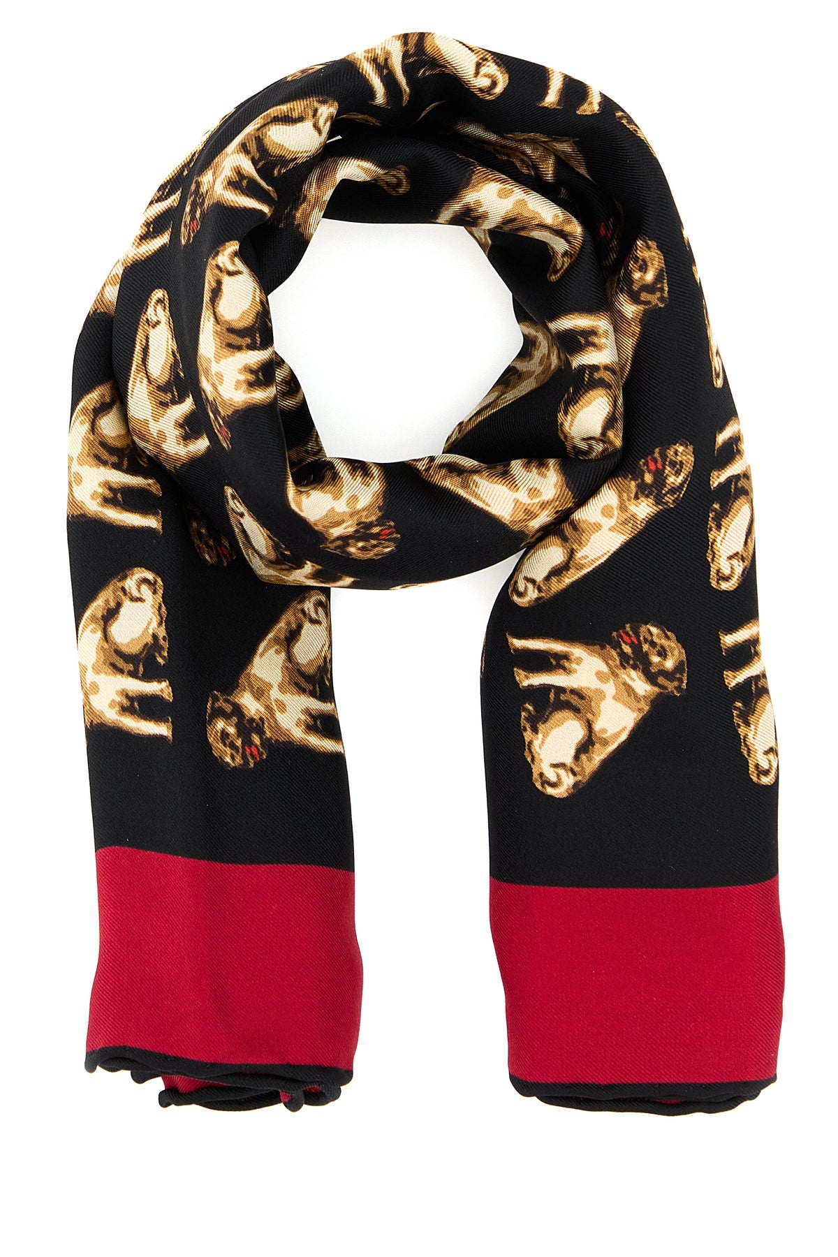 Printed silk Petit Charles foulard - 1