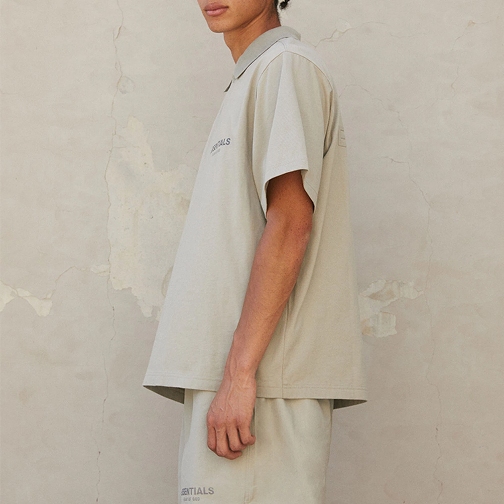 Fear of God Essentials FW21 Logo Polo Shirt 'Pistachio' FOG-FW21-005 - 6