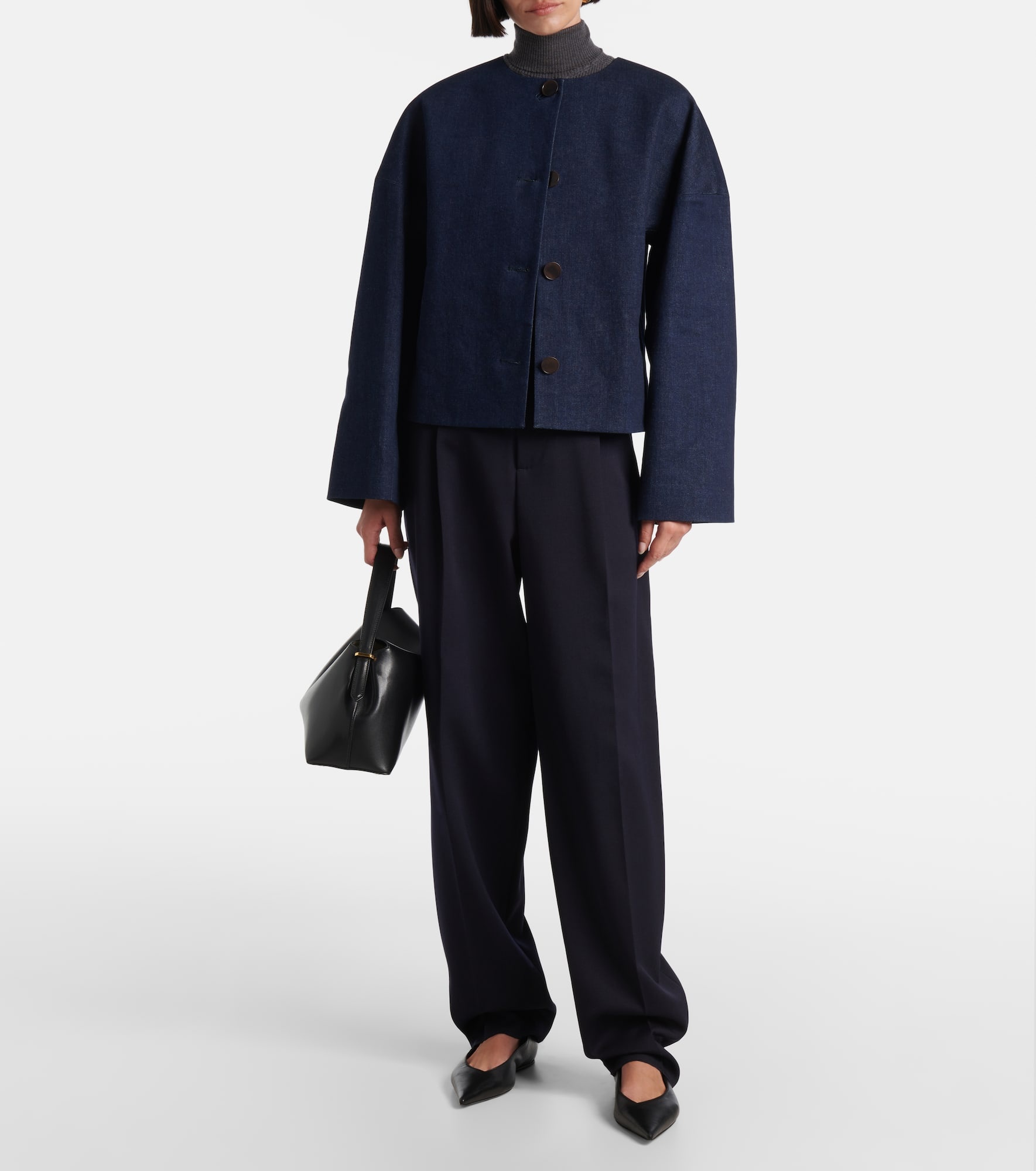 Dev cropped denim jacket - 2