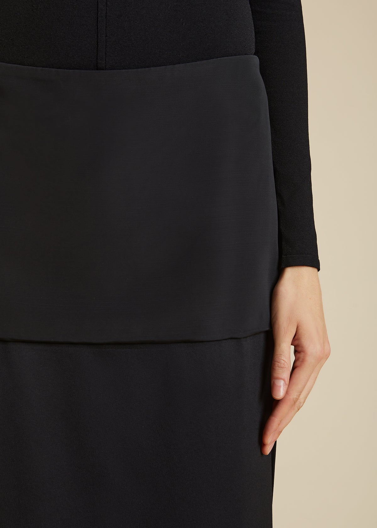 【送料&関税込】Khaite jaxon Skirt Jaxon Skirt in Black Leather – KHAITE