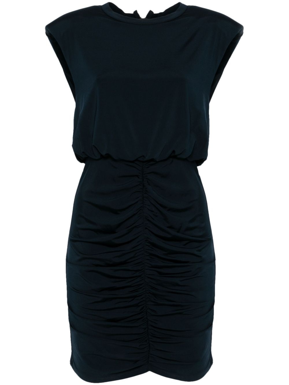 slinky ruched mini dress - 1