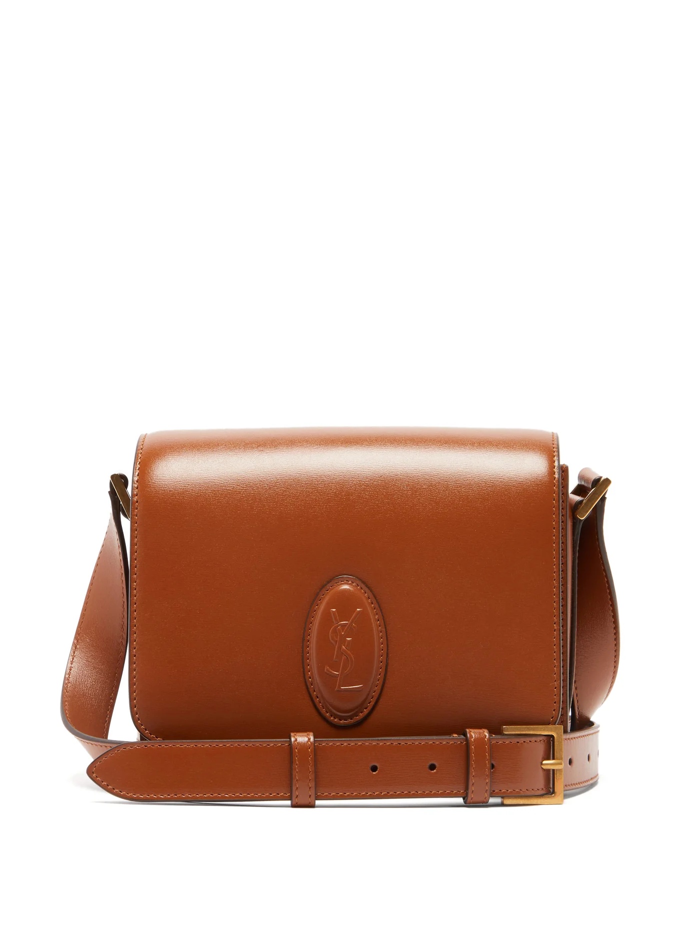 Le 61 logo leather cross-body bag - 1