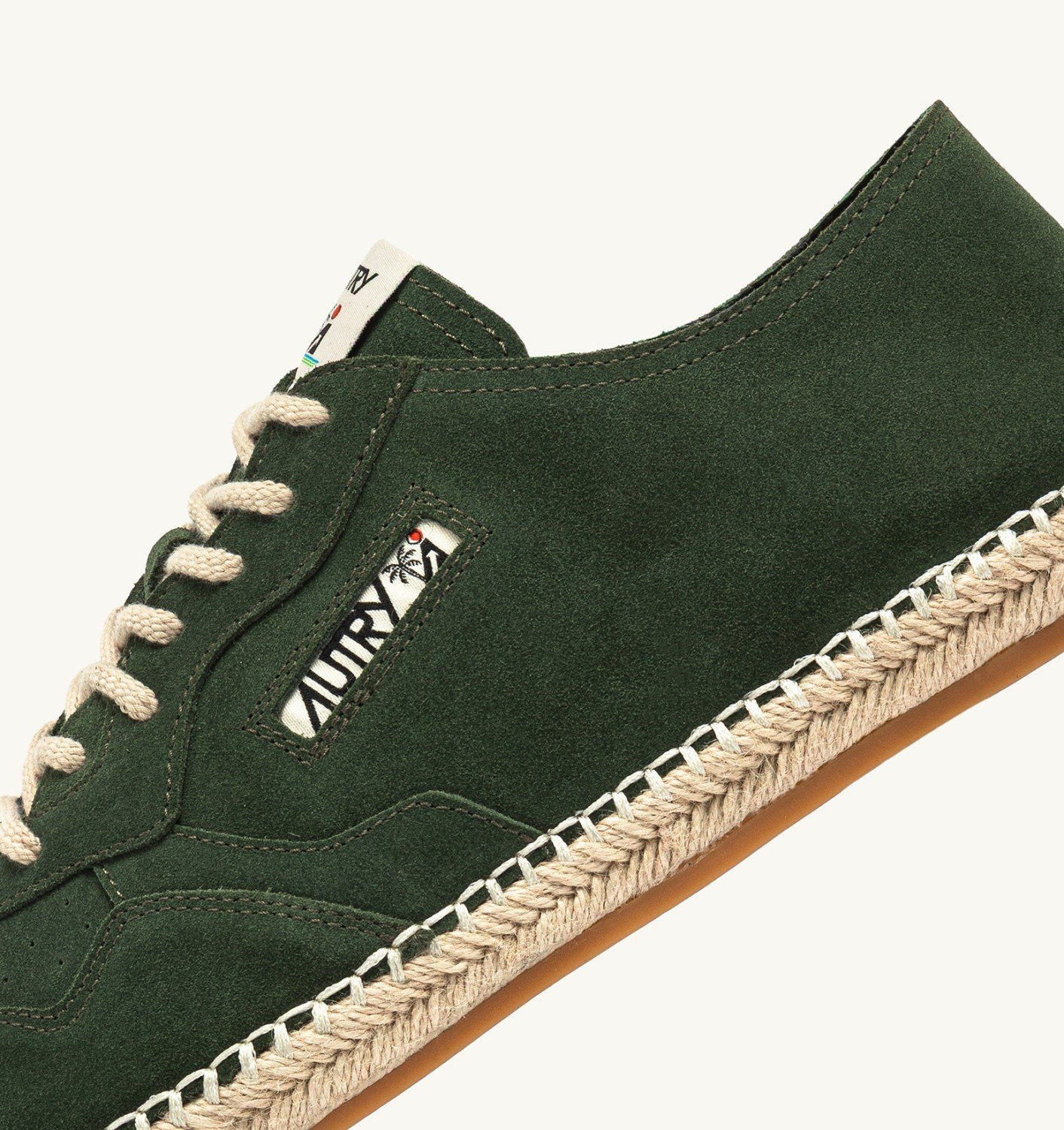 SANDY ESPADRILLES IN MOSS SUEDE - 6
