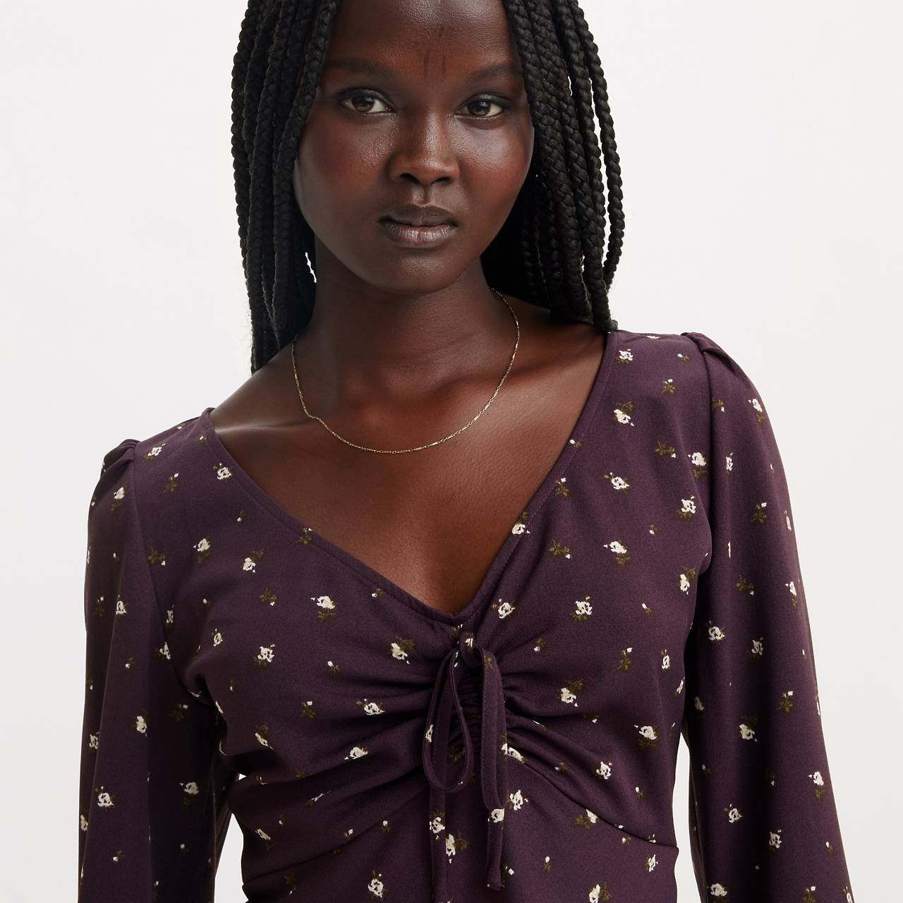 DELRAY LONG SLEEVE MINI DRESS - 4