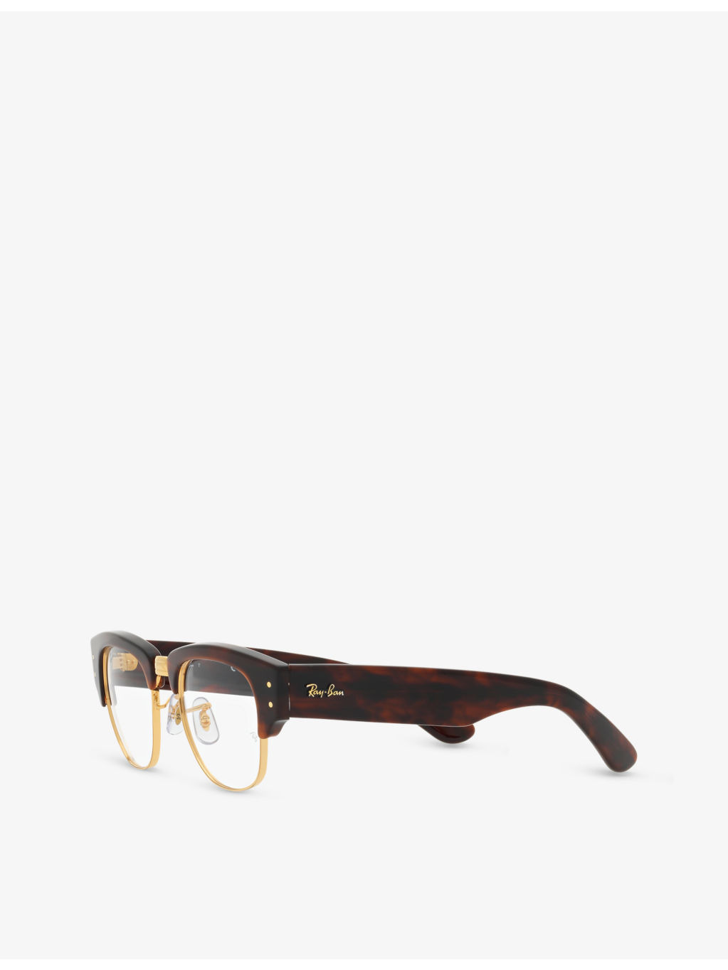 RX0316V Mega Clubmaster square-frame tortoiseshell optical glasses - 3