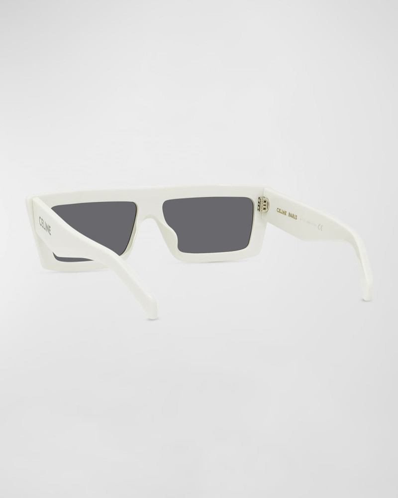 CELINE Logo Rectangle Acetate Sunglasses outlook
