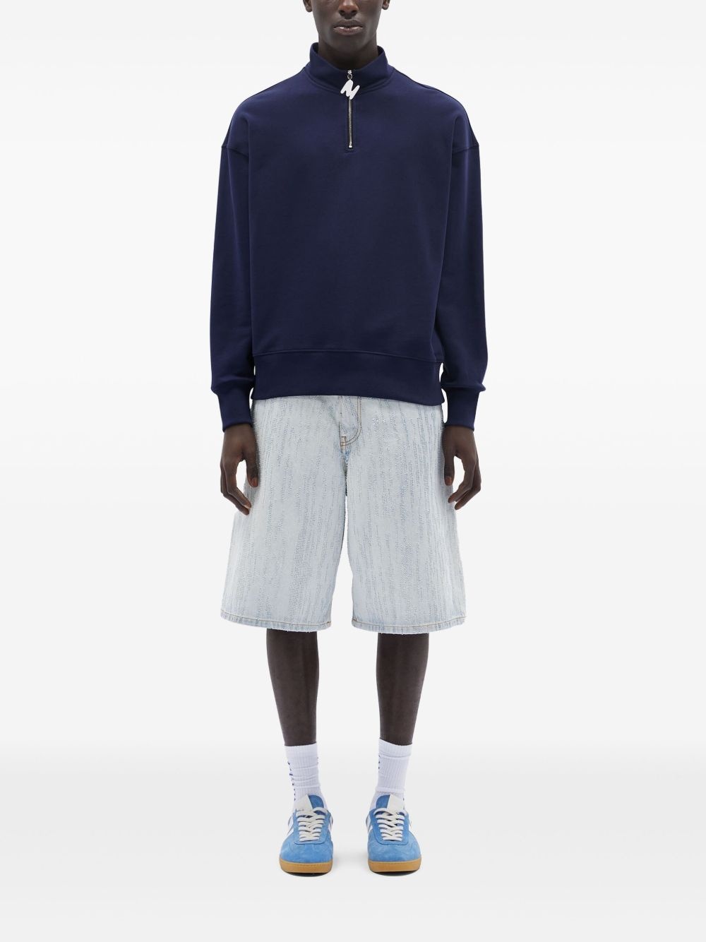 high-neck sweatshirt - 2