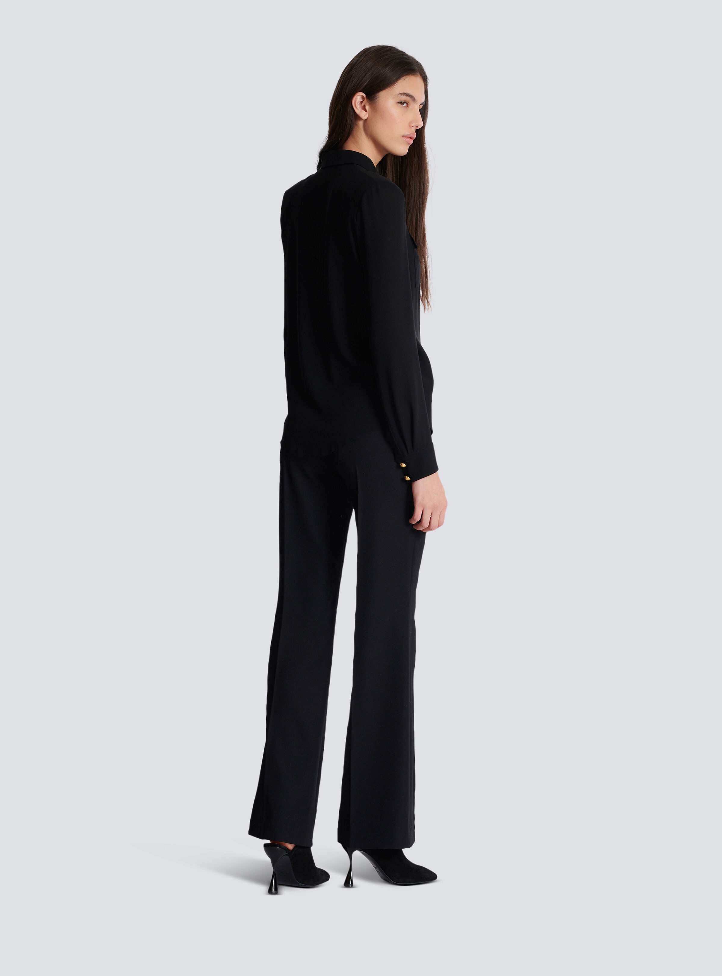 Crepe de chine shirt - 4