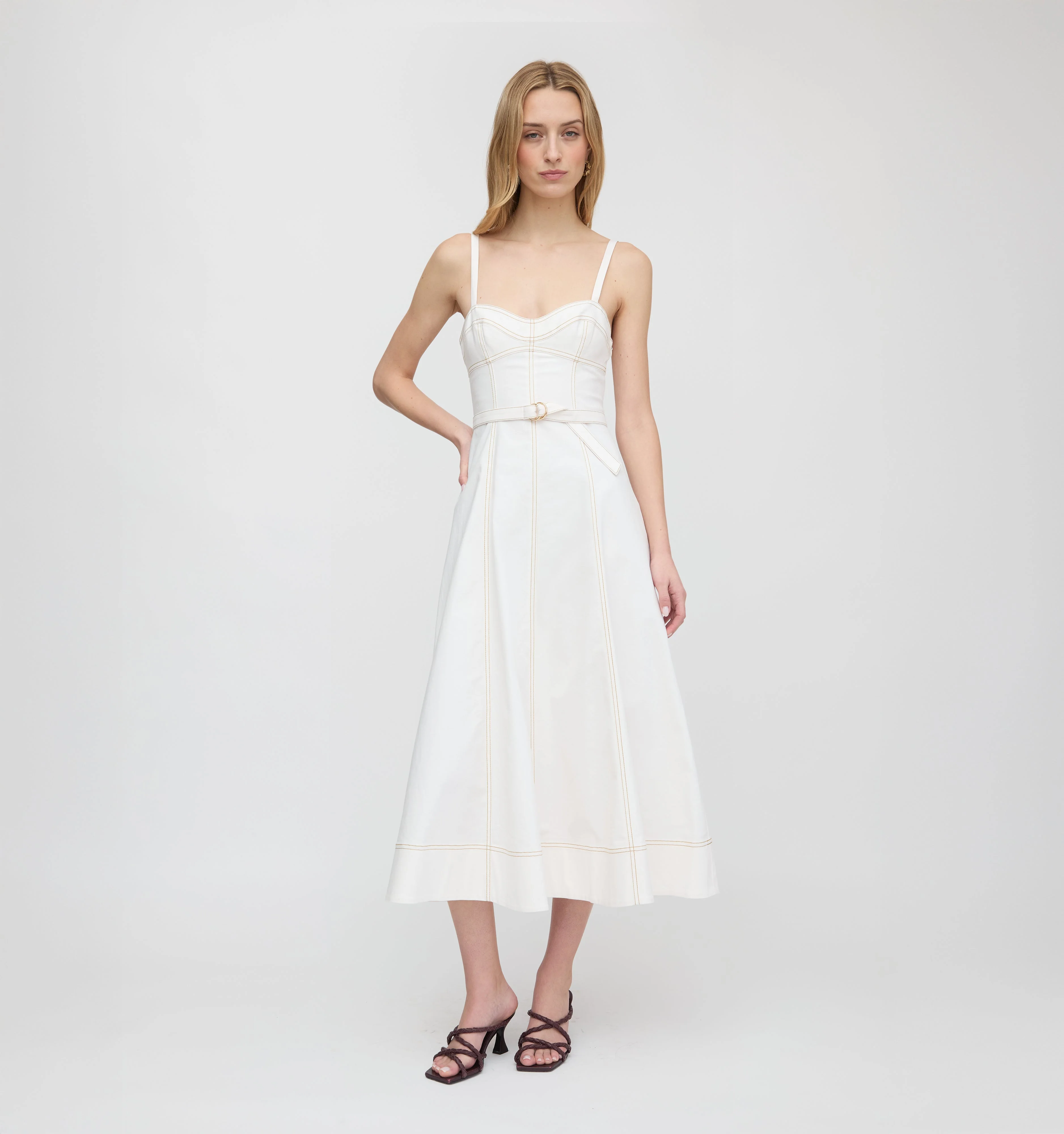 The Fiona Dress - Off White - 1