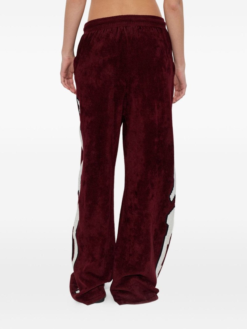 embroidered drawstring trousers 4