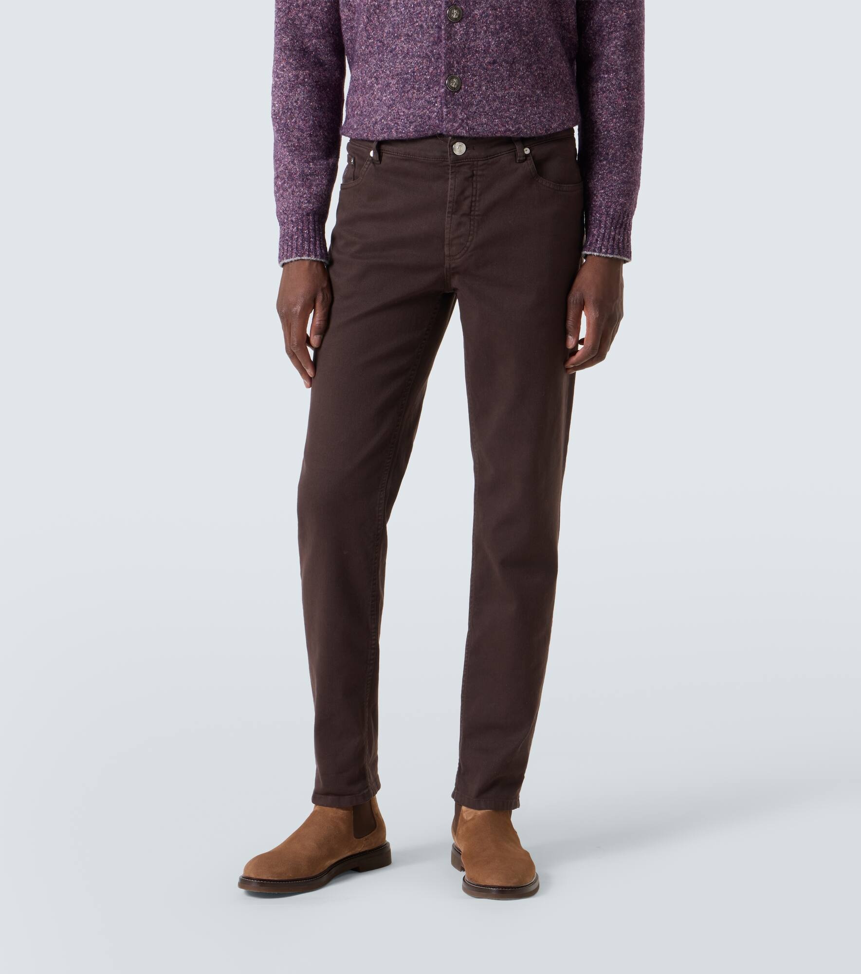 Mid-rise straight jeans - 3