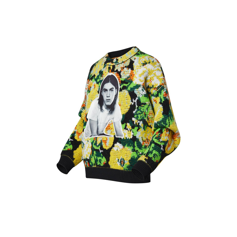 David Sims Flower Jacquard Sweater 2