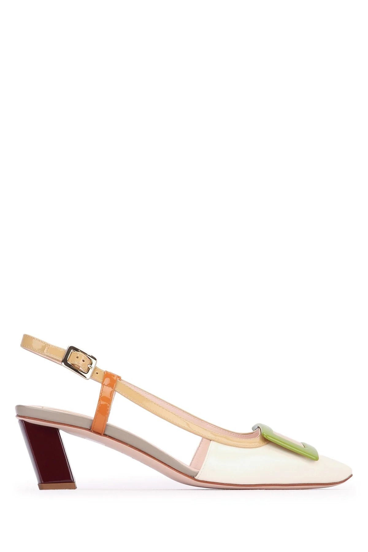 Roger Vivier Women Bv Lacquered Buc Sling Back Dec 45 - 1