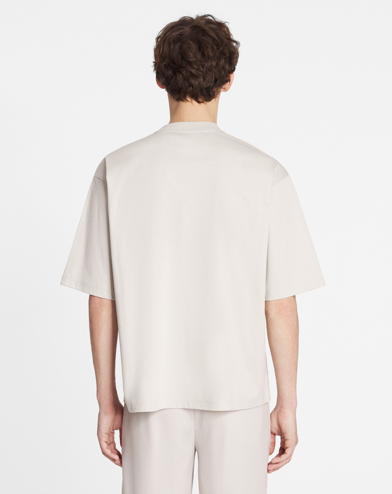 OVERSIZED EMBROIDERED CURB LACE T-SHIRT 4