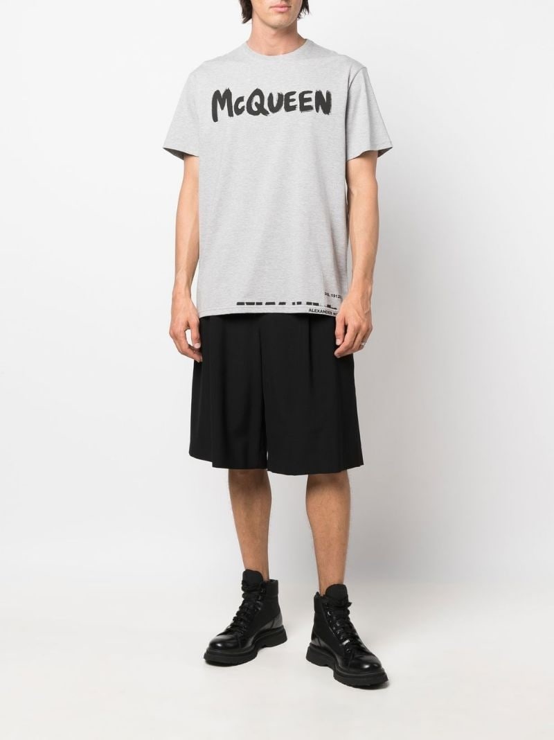 logo-print cotton T-shirt - 2