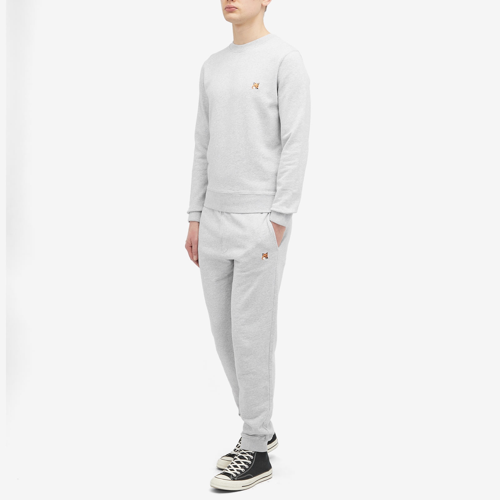 Maison Kitsune Fox Head Patch Sweat Pants - 4