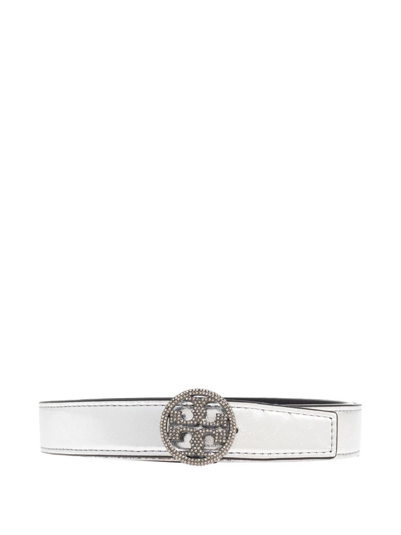 Double T motif-embellished buckle belt 1