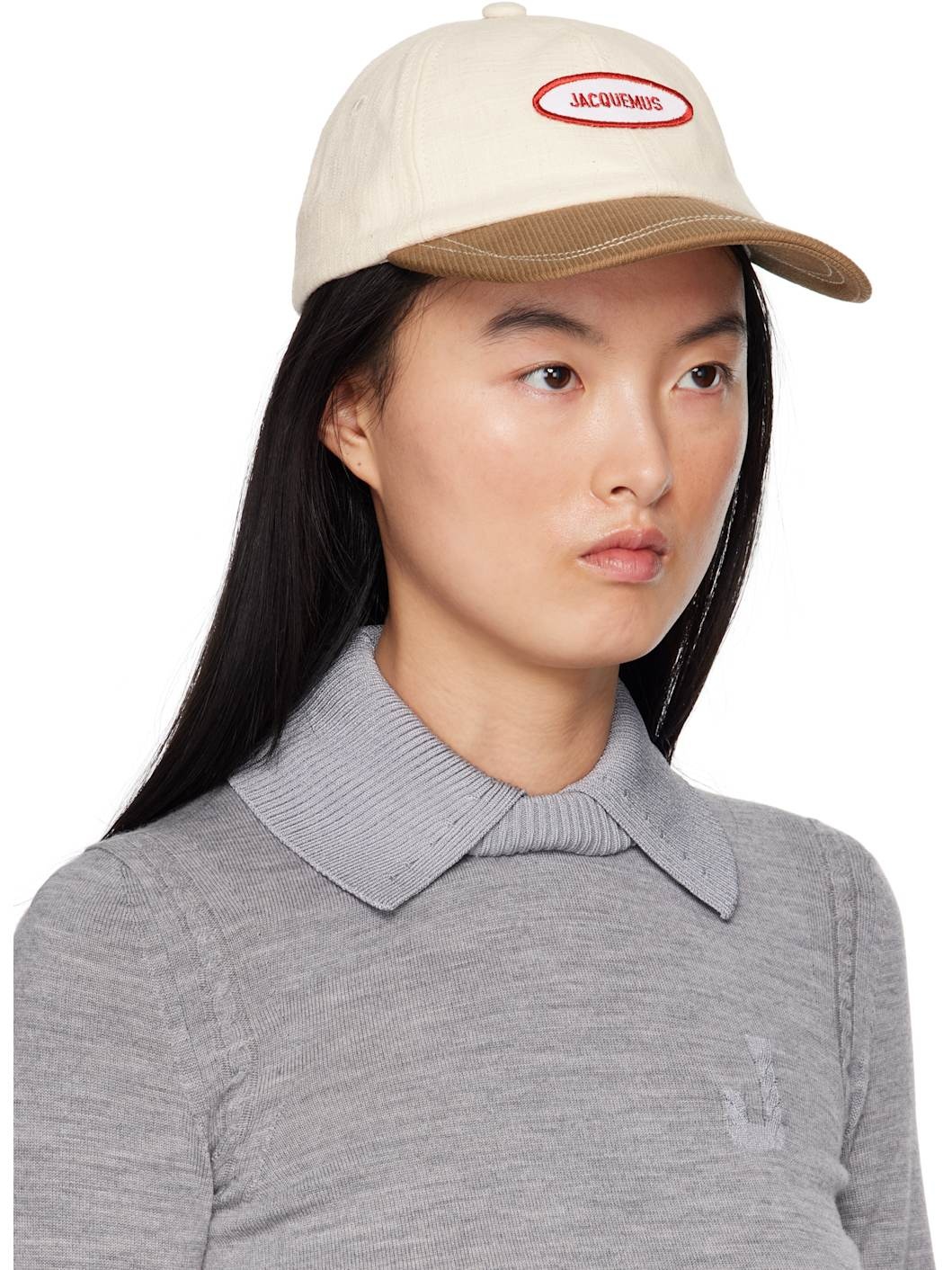 Off-White & Brown La Croisière 'The Gelato' Cap - 2