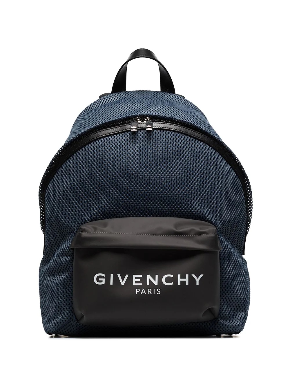 Urban logo-print mesh backpack - 1