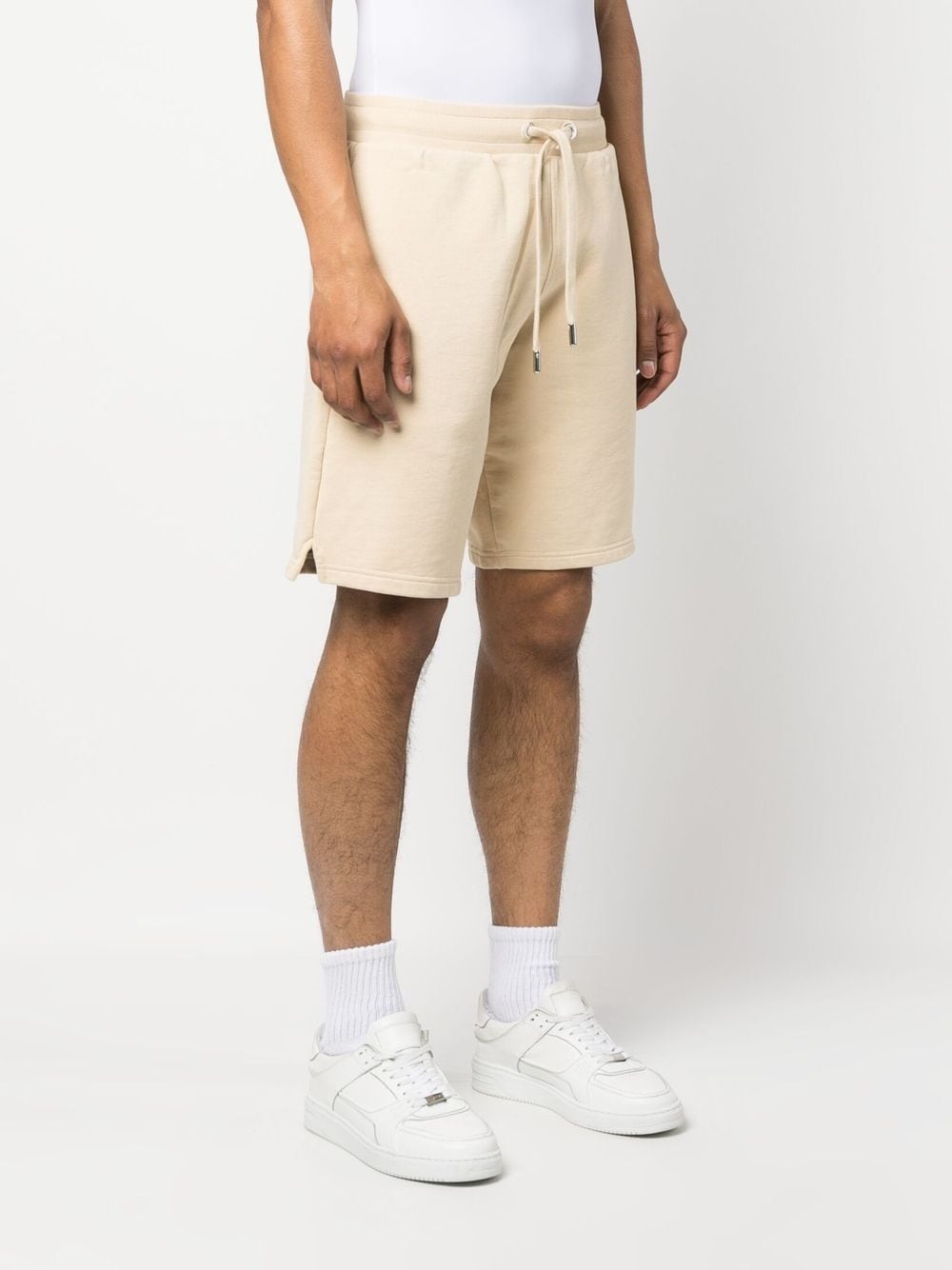 stretch-cotton track shorts - 3