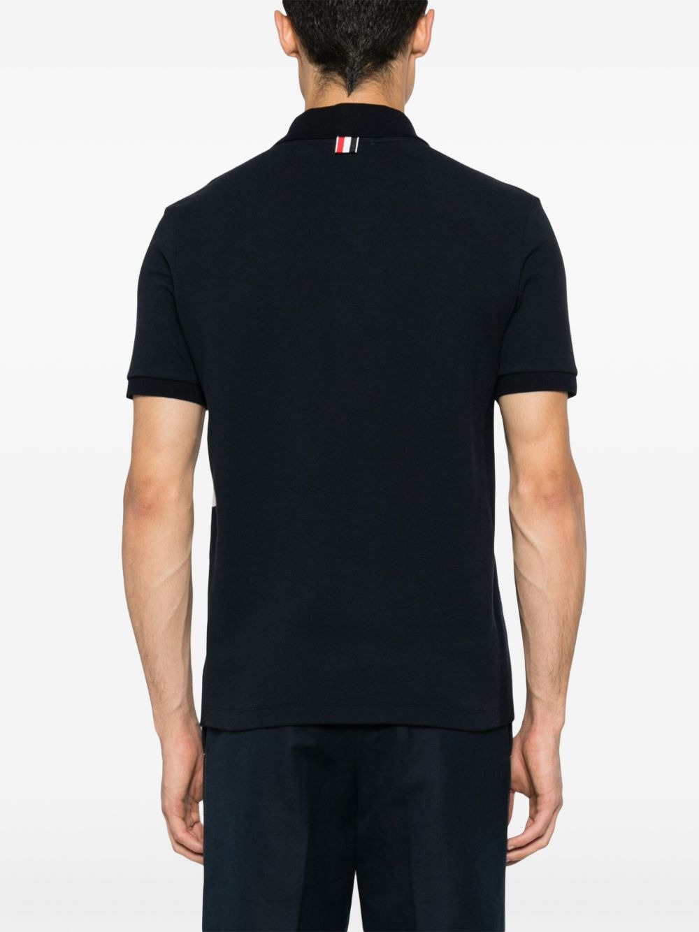 4-Bar cotton polo shirt - 4