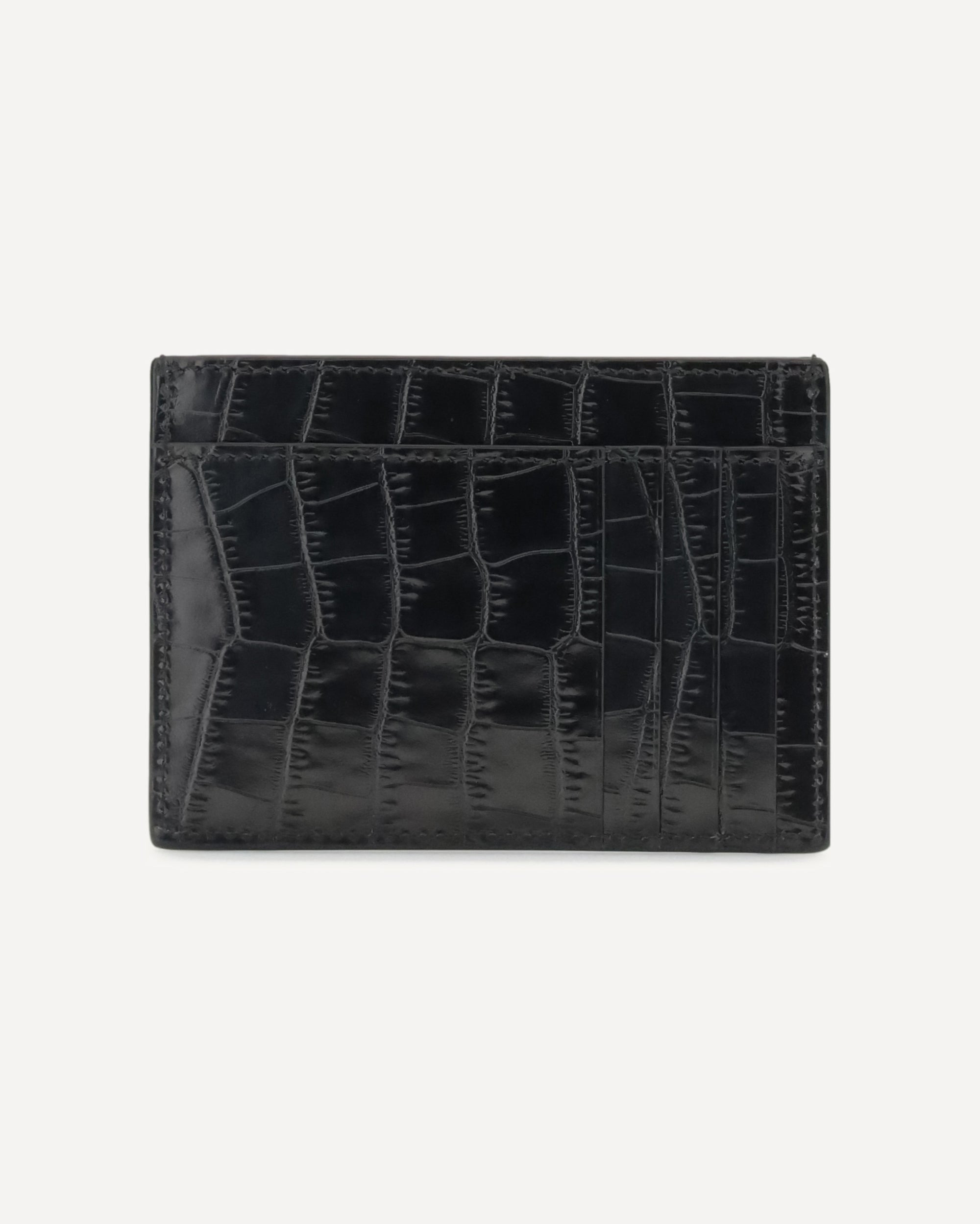 Croco leather Card Holder - 2