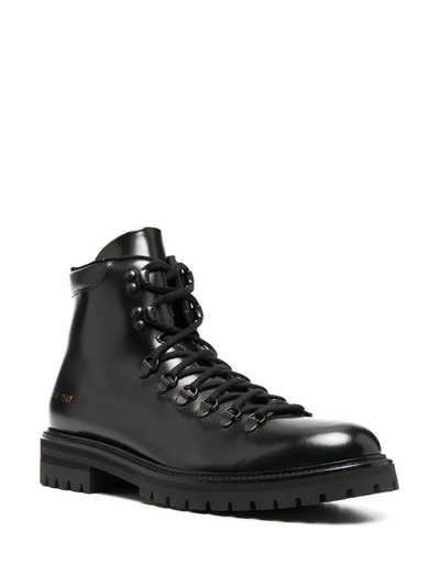 Common Projects lace-up leather ankle boots outlook