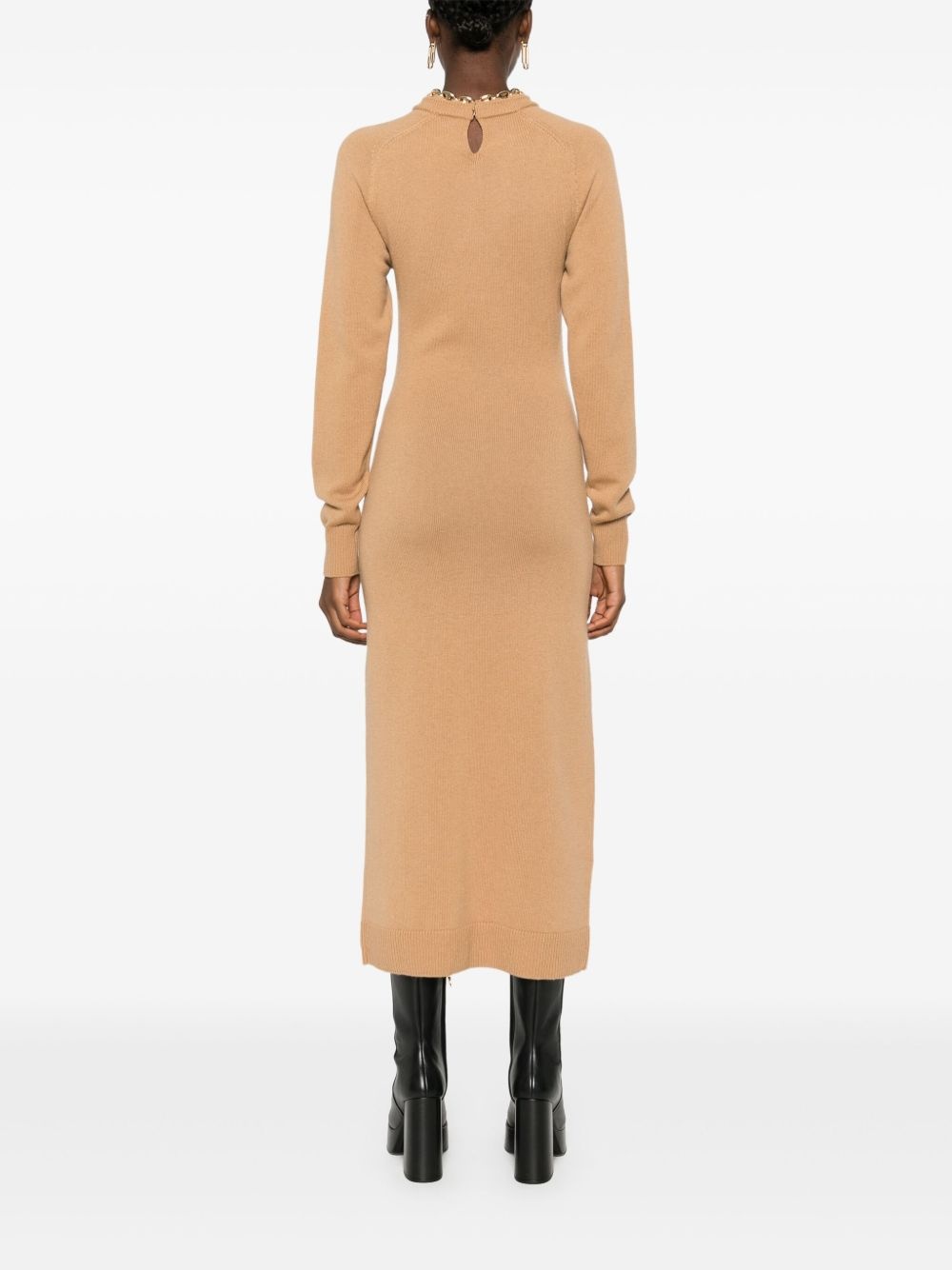 chain-embellished dress - 4