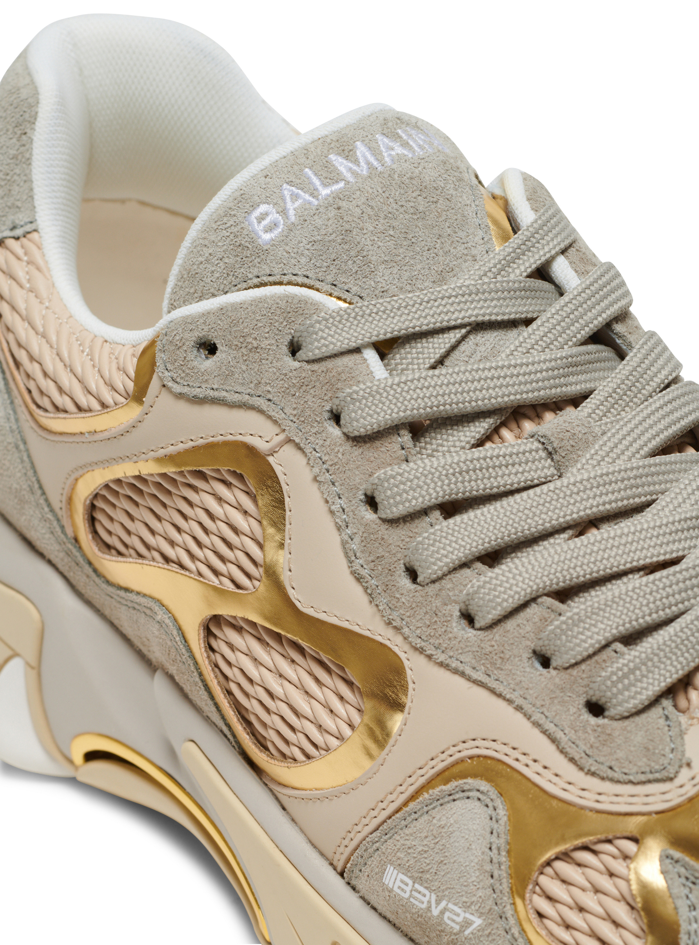 B-East sneakers in leather, suede and mesh - 9