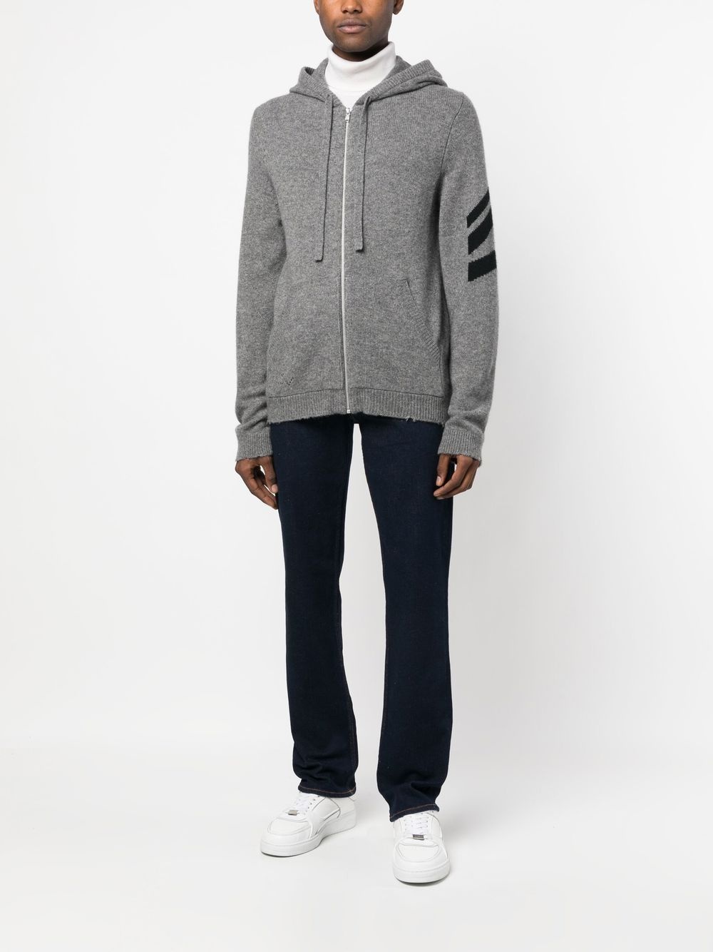 logo-patch straight-leg jeans - 2