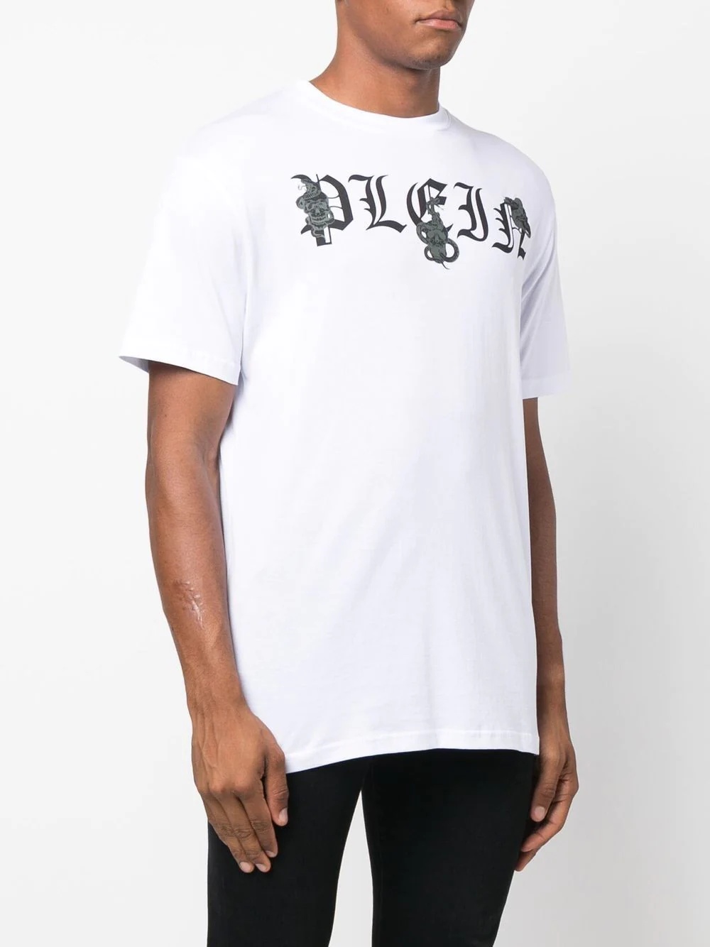 Snake logo-print T-shirt - 3