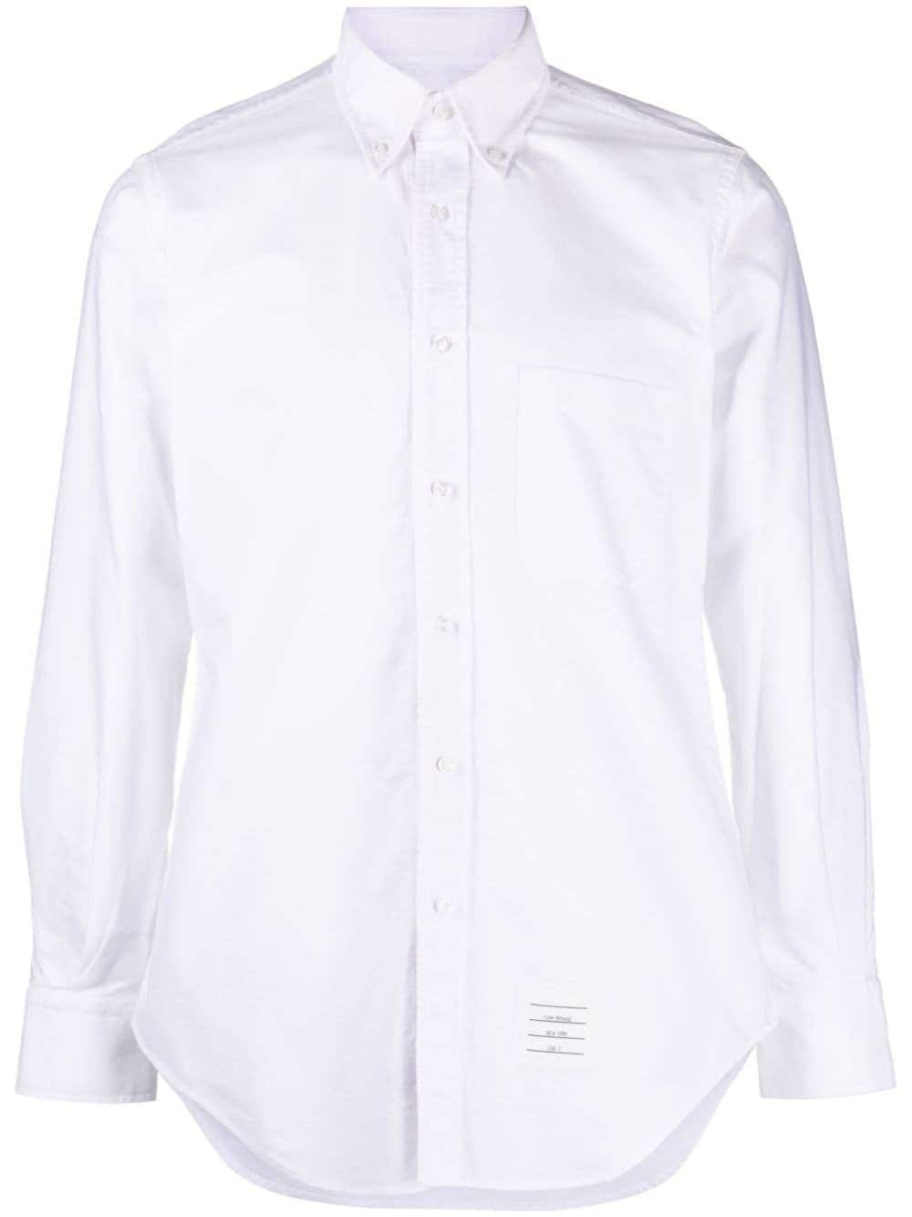 button-up cotton shirt - 1