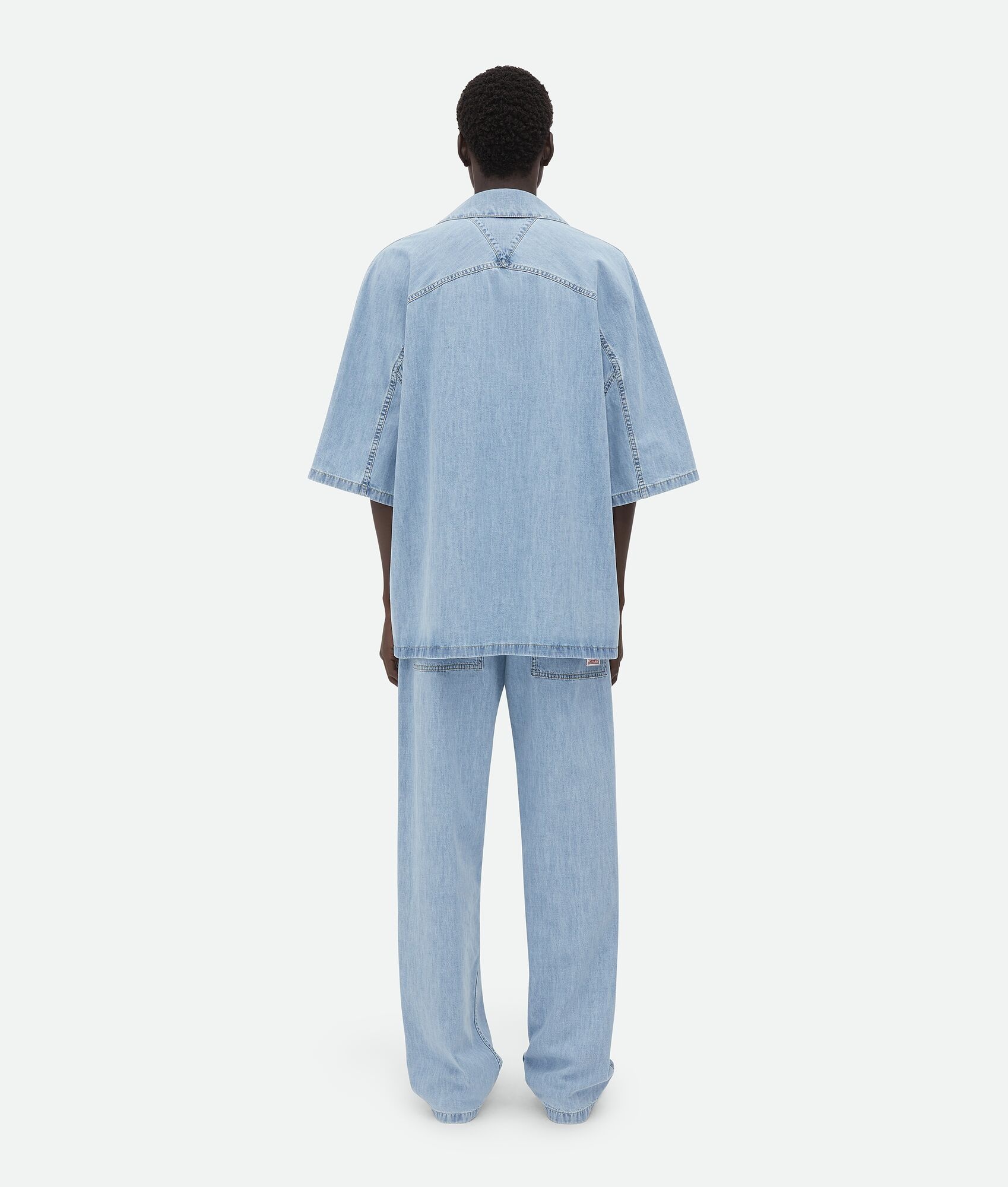 Light Bleached Denim Shirt - 3