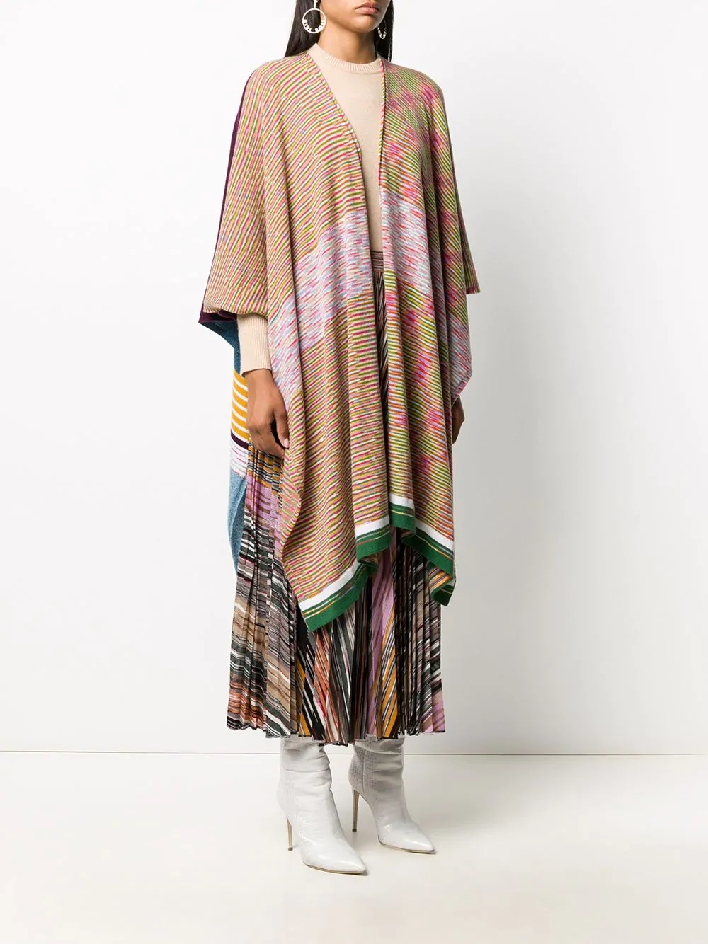 cashmere draped kaftan - 3