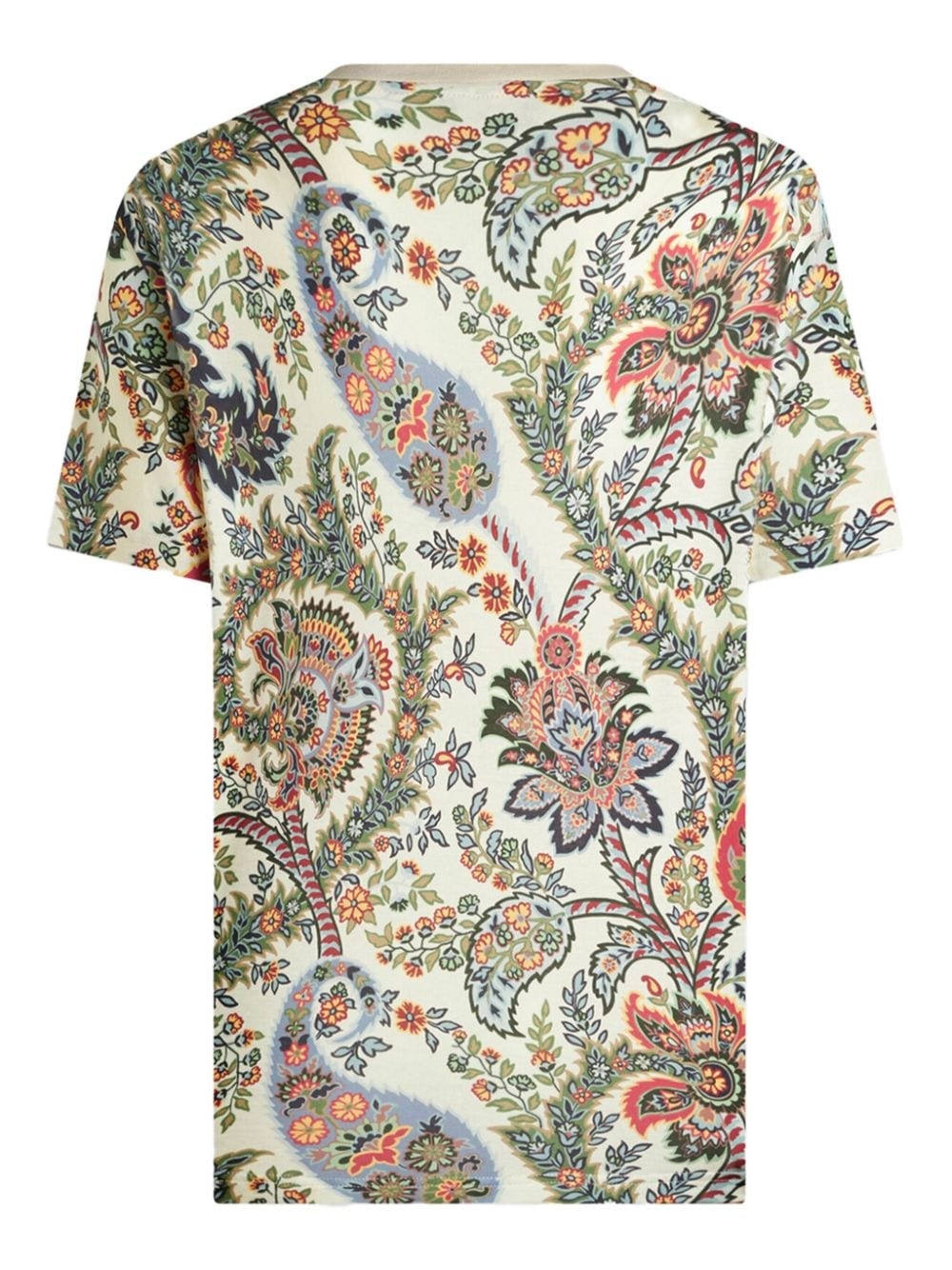 paisley-print cotton T-shirt - 7