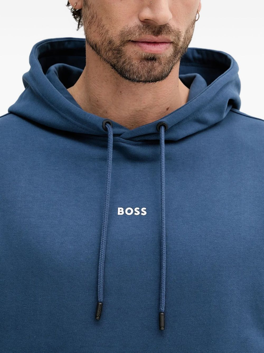 logo-print hoodie - 3
