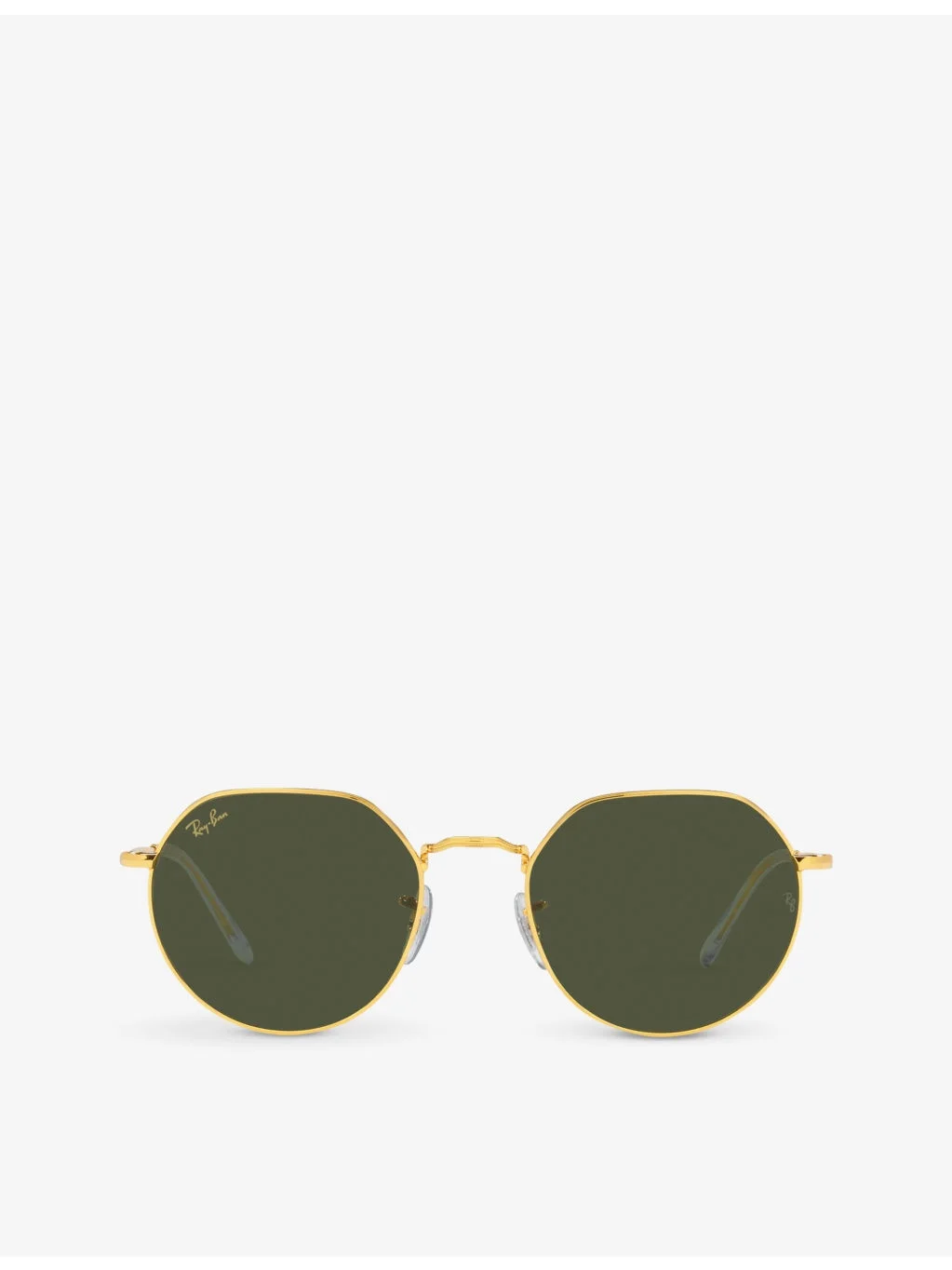 RB3565 Jack hexagonal-frame gold-tone and acetate sunglasses - 1
