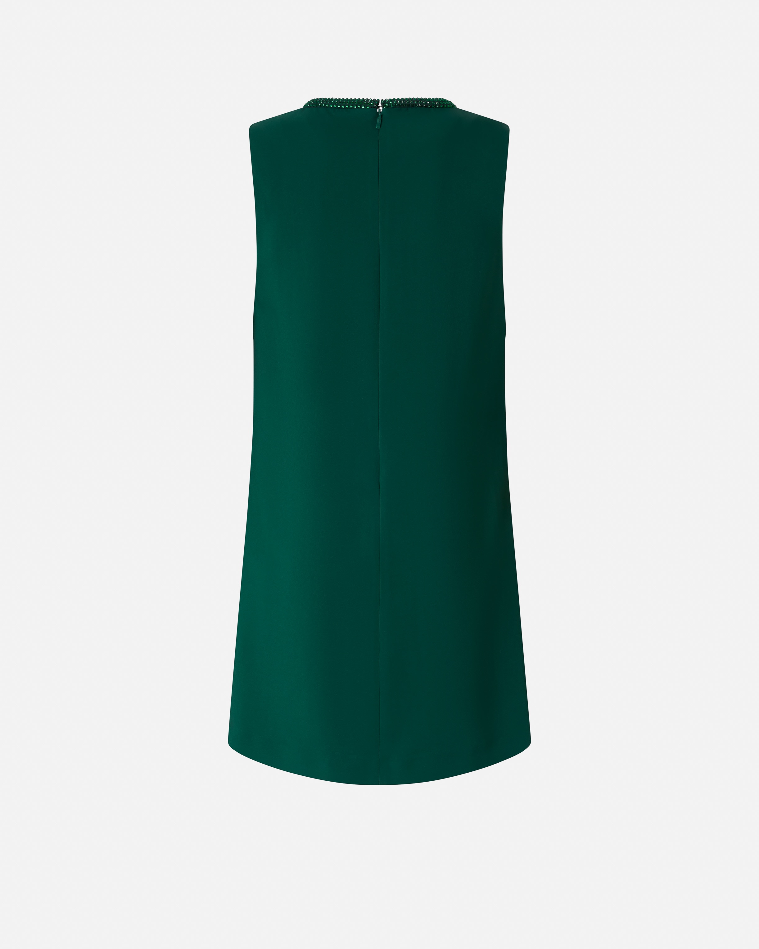 MINI DRESS WITH JEWEL NECK - 2