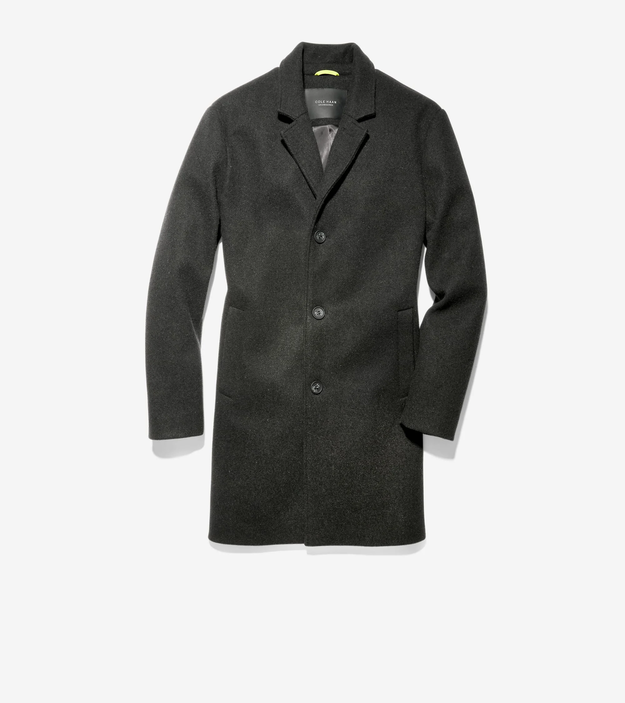 Men's Stretch Wool Top Coat - 1