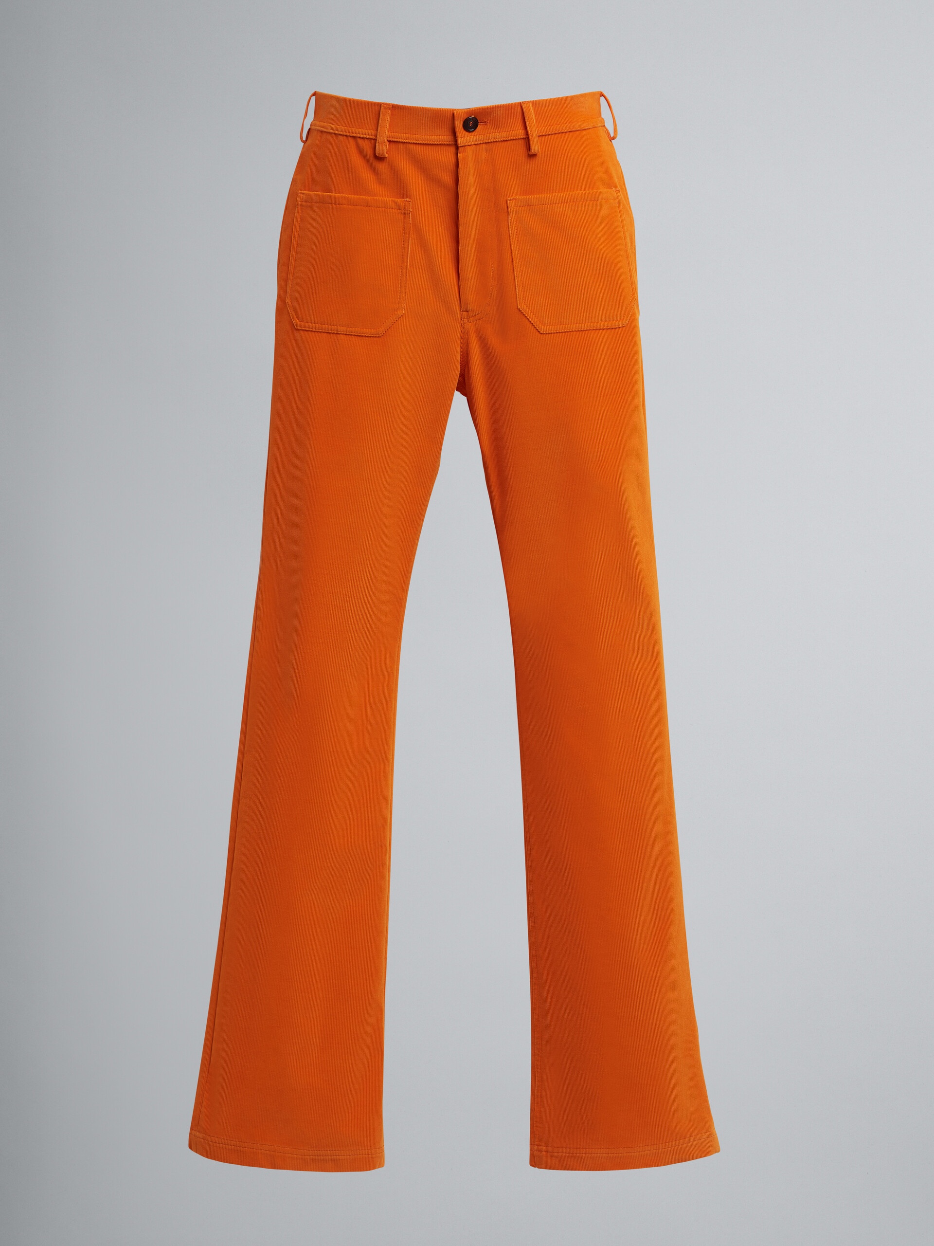 COTTON FLARED PANTS - 1