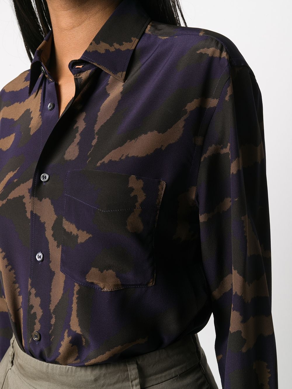 camouflage print shirt - 5