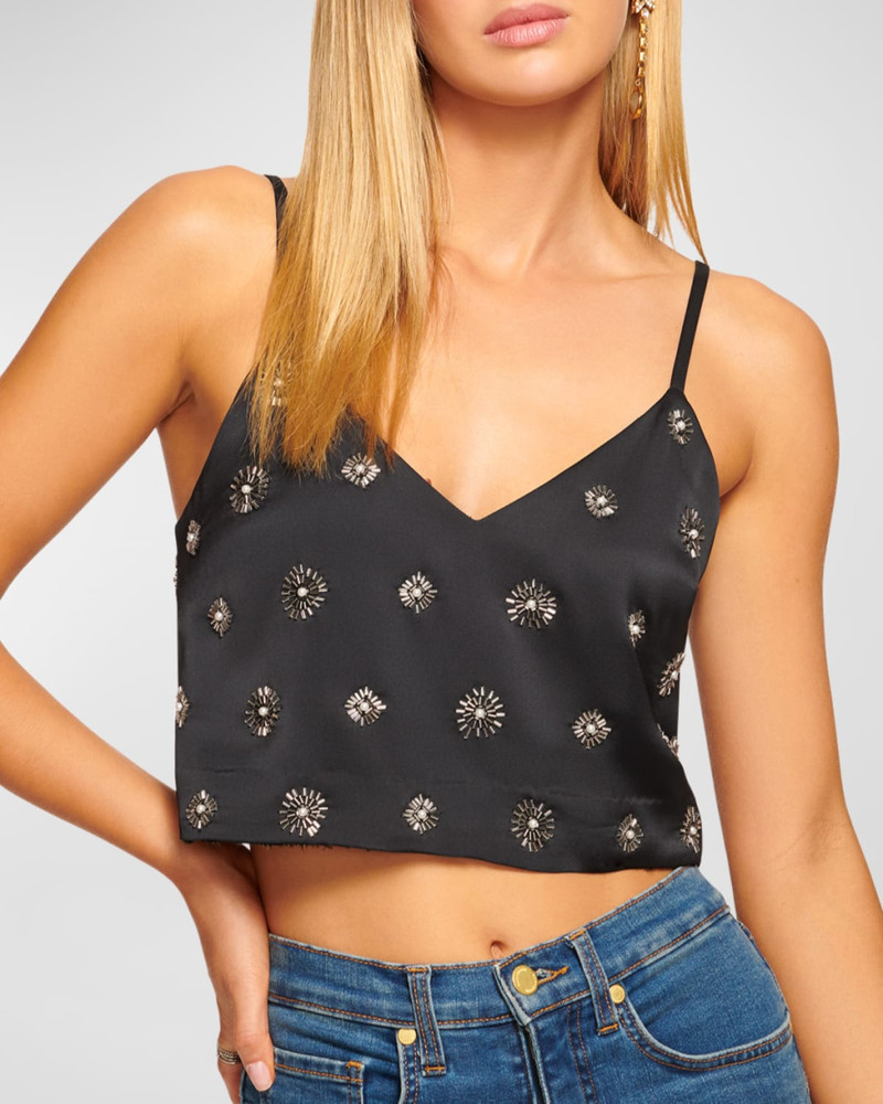 RAMY BROOK Adelynn Embellished Tank Top outlook