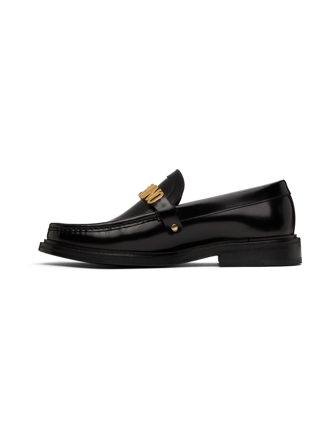 Black 'Moschino' College Loafers - 3