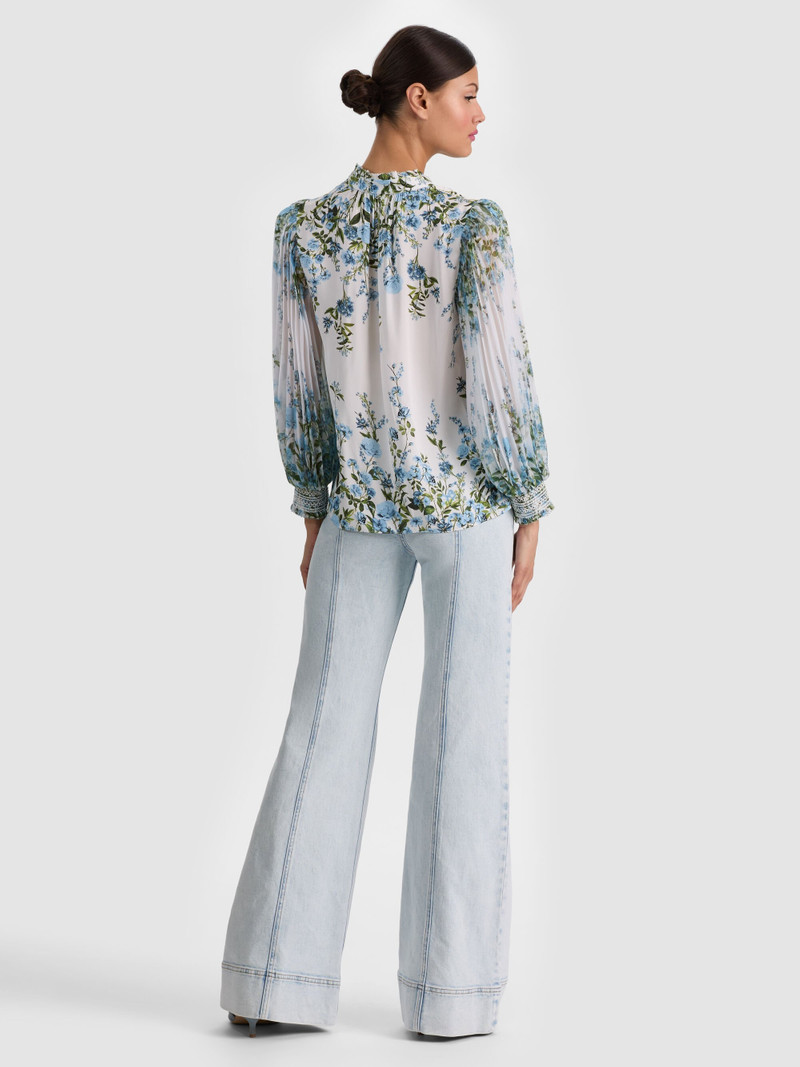 Alice + Olivia ILAN BUTTON DOWN BLOUSE outlook