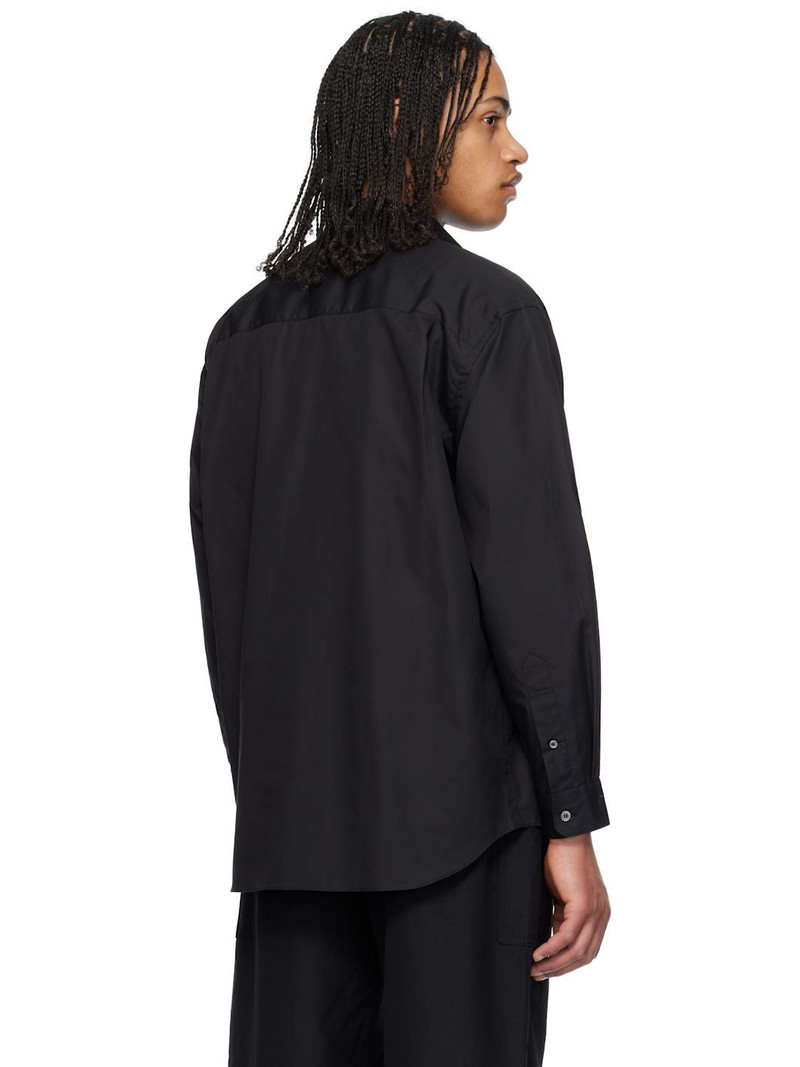 Black Cotton Broad Shirt 3